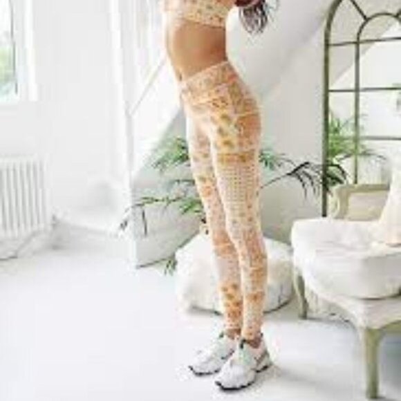 The Upside Carmen Bandana Leggings Athleisure Southwest Western Anthropologie - Picture 2 of 11